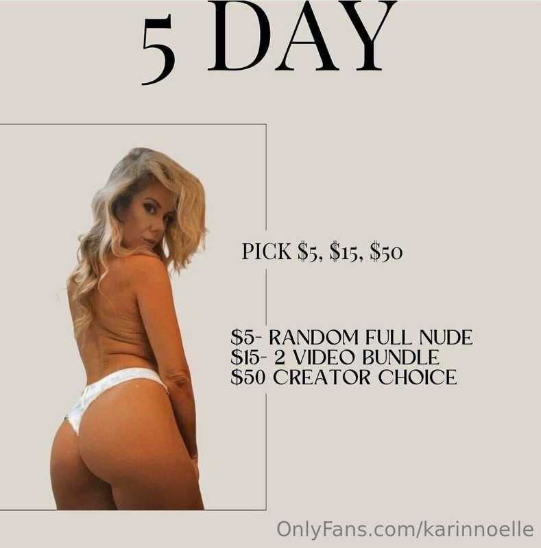 Let's play 5 Day for FriYAY