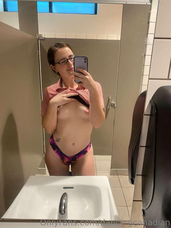 Doing this in public again…punish me for it?😏