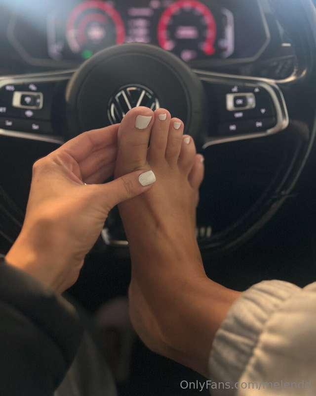 New pedicure and nails, thanks to my good loyal sub, who lov..