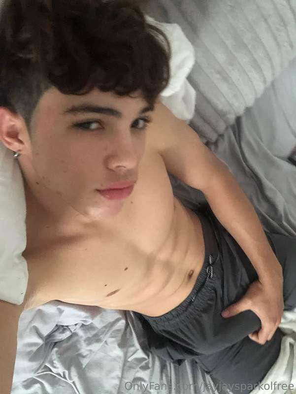 Good morning, love… Woke up a little hard this morning haha ..