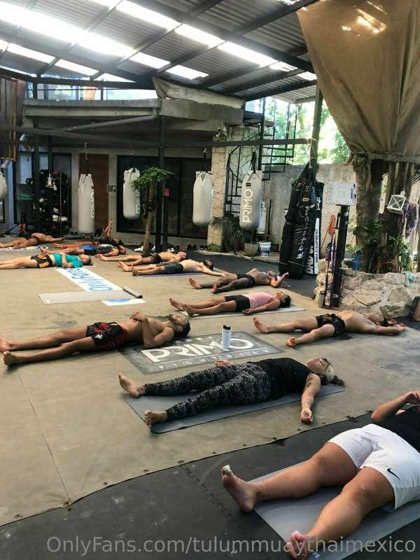 Yin yoga for our Thai camp students as apart of their recove..