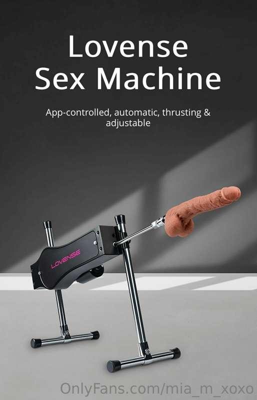 Help buy me this Fuck machine and you can watch me LIVE when..