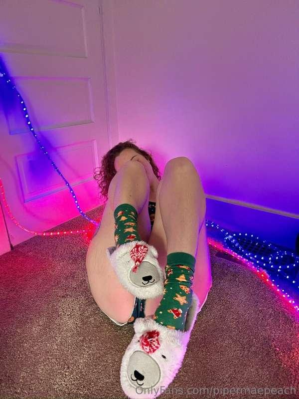 Should I take the fuzzy slippers off for you 💋