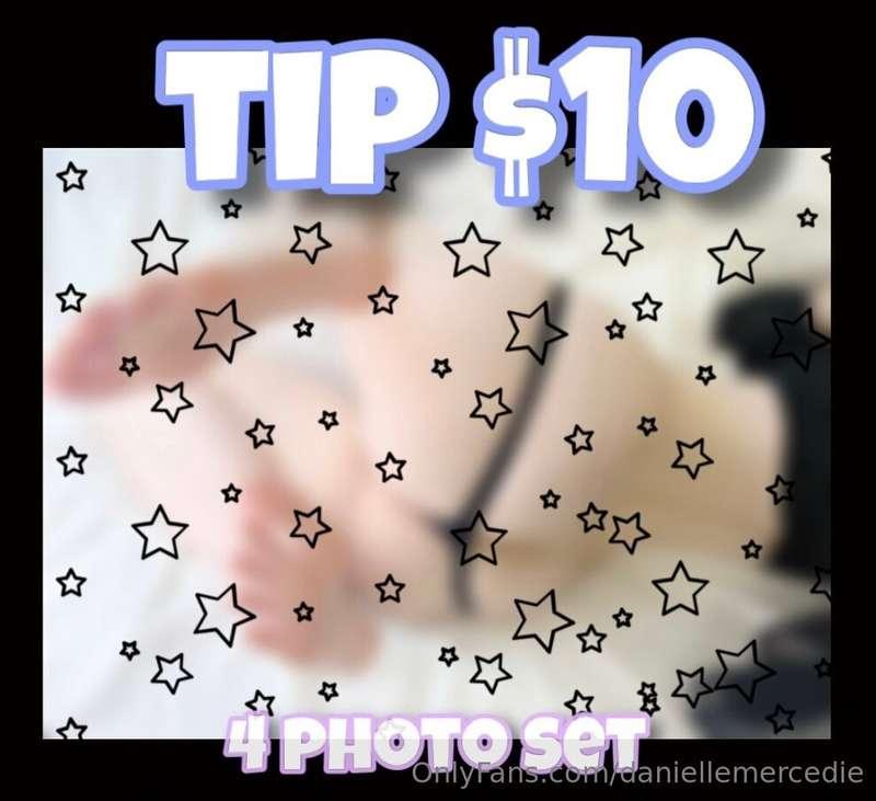 Tip $10 on this post for a new booty set 🖤