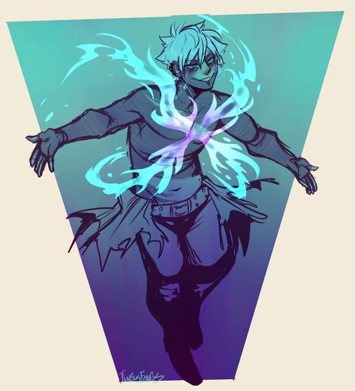intending to burn
