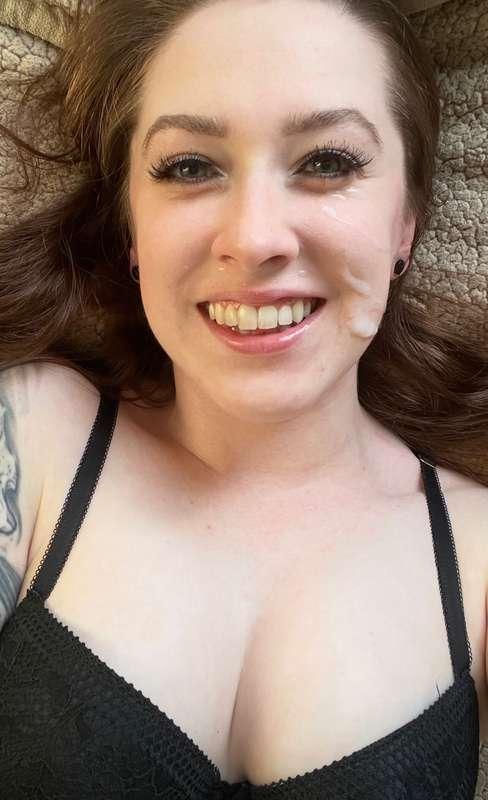 How do I look with cum on my face? 🥺☺️