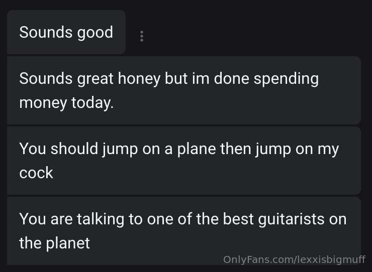 An example of an exchange I had today - which resulted in a ..