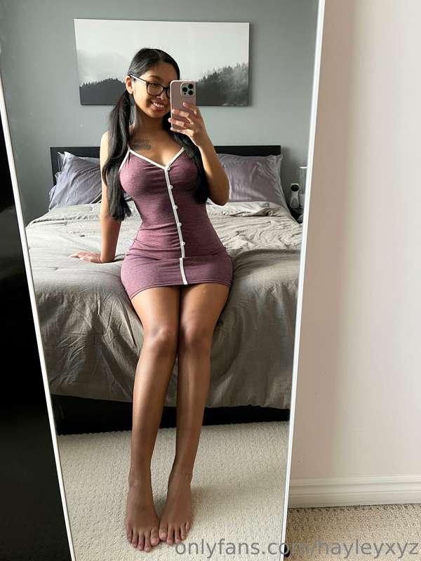 (Album) This dress is so comfy and cute, but it rolls up eas..