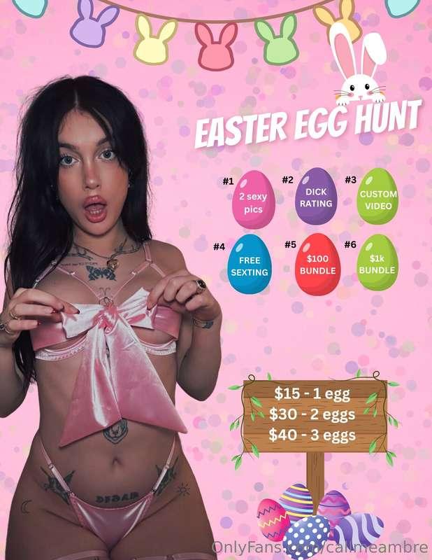 🐰🥚🐣 ***AMBRE'S EASTER EGG HUNT*** 🐰🥚🐣   You know I love a go..