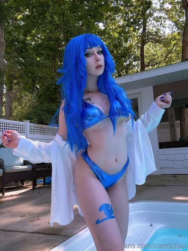 Swimsuit Juvia from fairy tail💙 ask me about the nsfw versio..