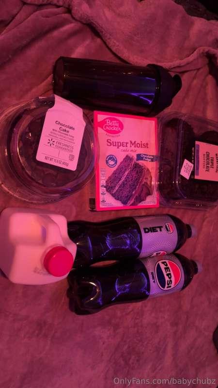 Supporter bought me stuff for tonight 🫣😈