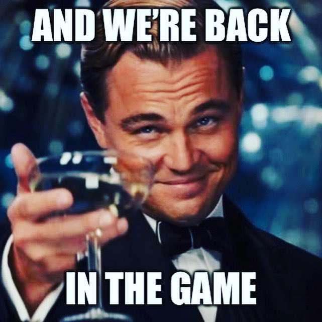 I AM BACK!