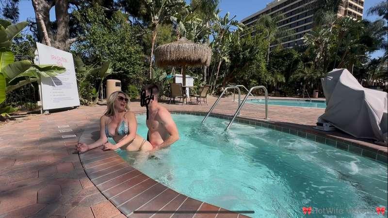 @nickblaze and I are about to have so much fun 🤩 in the pool..
