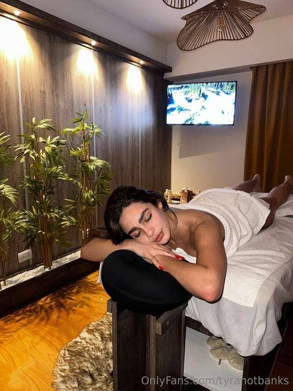 I went to a spa day with my friend - massages, relaxation, e..