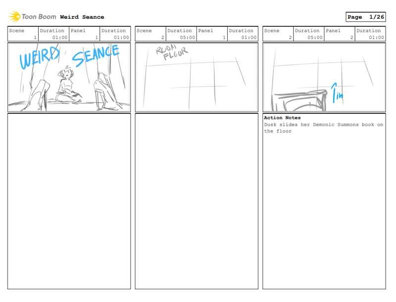 Storyboard (full in attachments)
