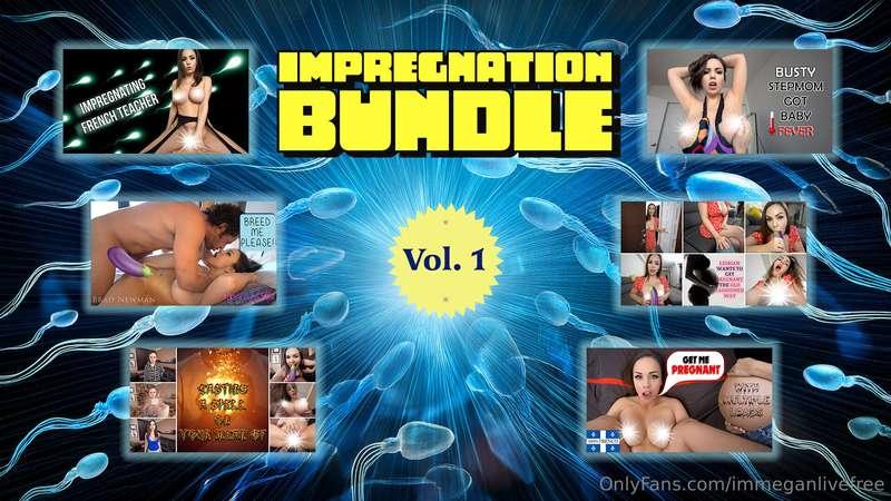 💦IMPREGNATION BUNDLE Vol. 1💦 🔥Time to knock me up!🔥 Head ove..