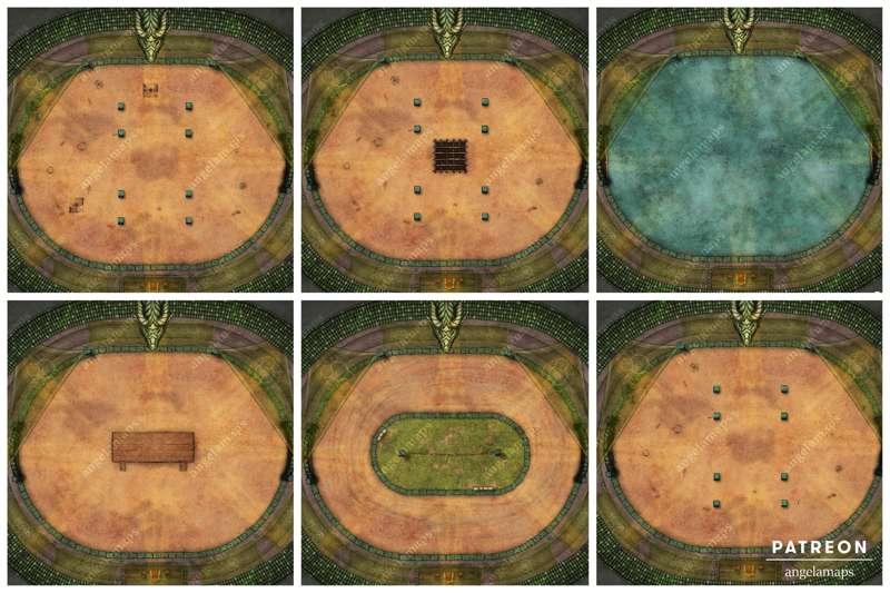 Emerald Dragon Arena (alt versions)
