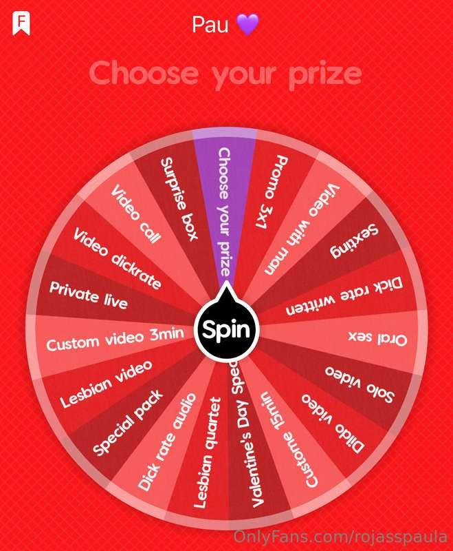💘 Gira la ruleta 💘 se te adelantó la Navidad y te tengo un R..