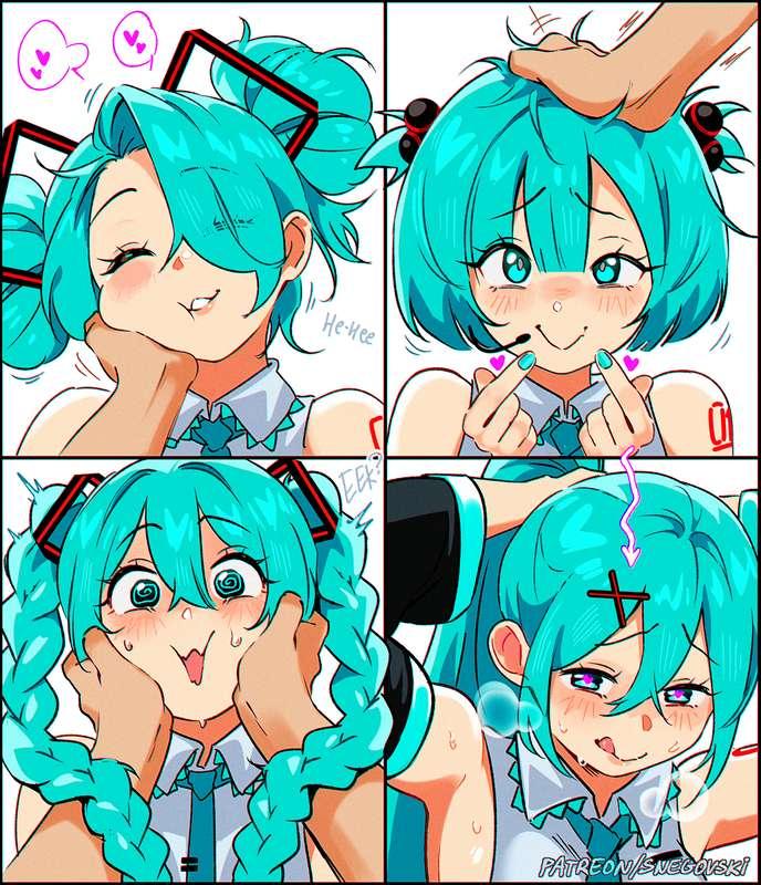 Miku's hairstyles ^-^ (+bonus pic!)