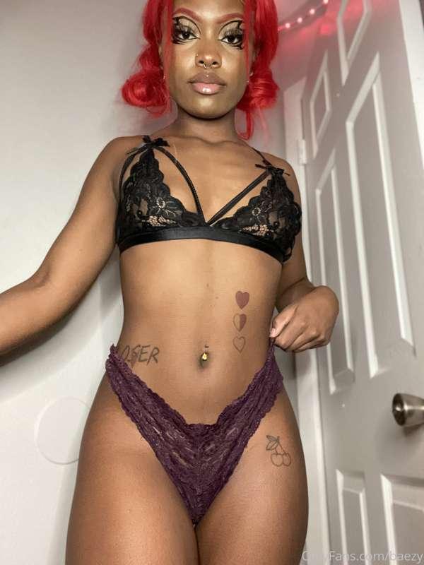 Thong on and ass out 😛😛