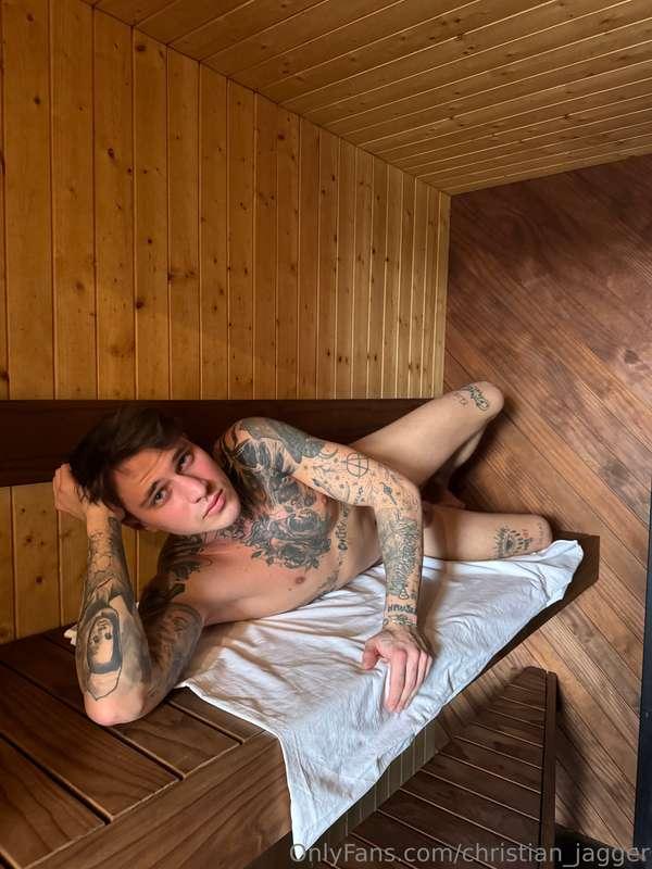 Sauna session turned extra steamy… want to join? 😉Never miss..