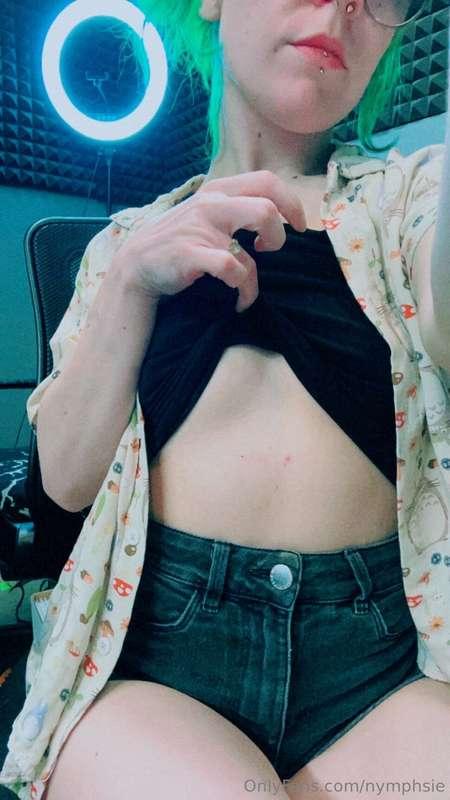 If you think I’m wearing a bra in this weather, you’re absol..