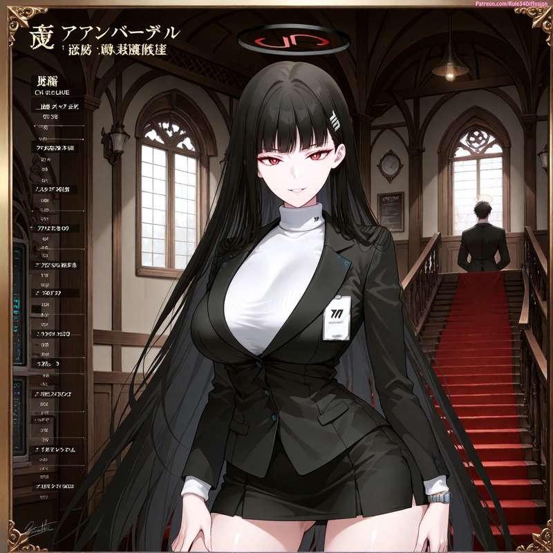 [Character Commission] Tsukatsuki Rio of Blue Archive [Gen 2.5]