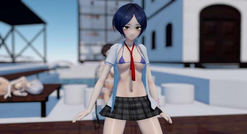 2K & FullHD【MMD R-18】 Put Your Hands Up - Kanade, Baltimore & Sirius