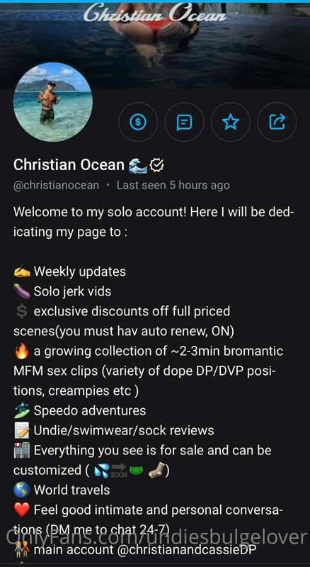 Go follow my friend, he’s stunning! 😍🥰