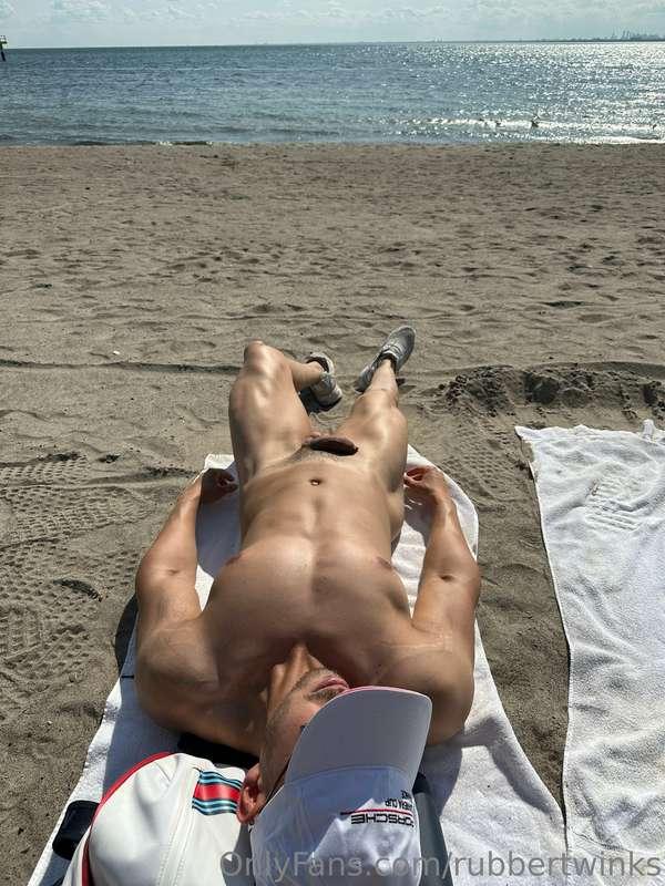 When to the beach. Decided to get naked 👀