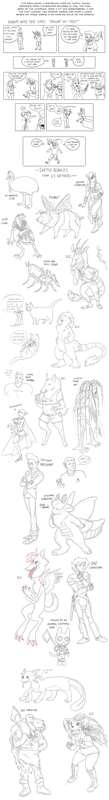 Sketches from livestreams~