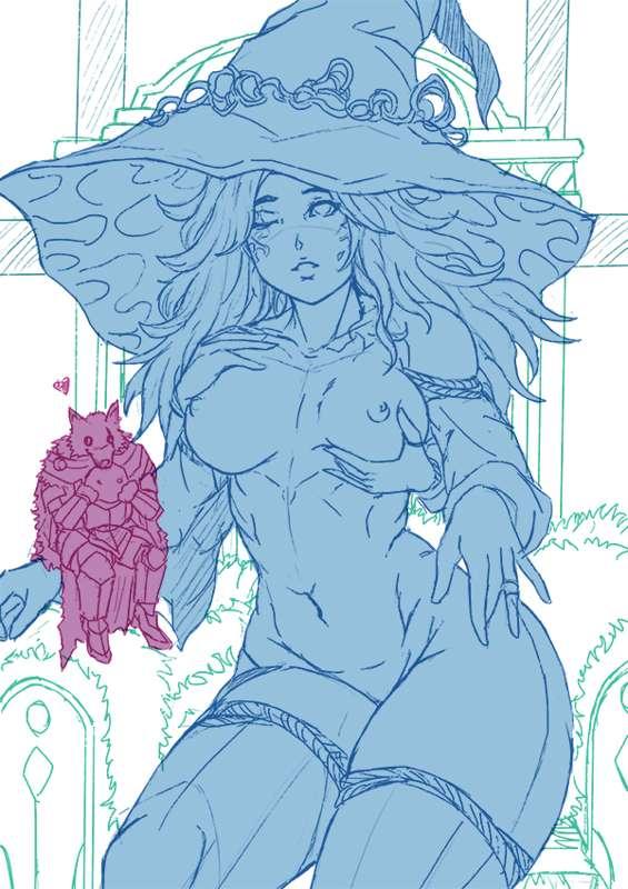 FANART : Ranni, Elden Ring [SKETCH /NSFW]