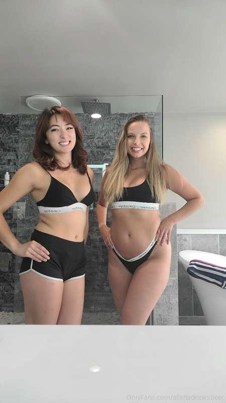 Love @lacykelly and I’s matching Calvins!