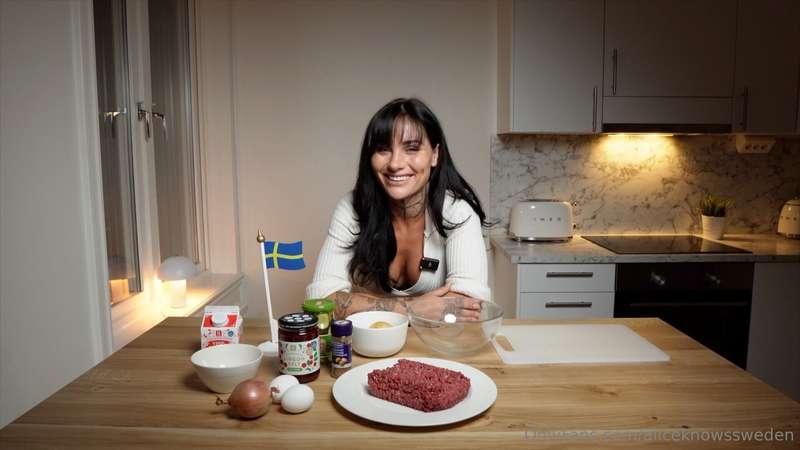 Whipping up my famous Swedish meatballs today, and let me te..