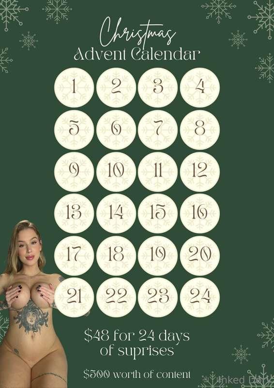 🎁 **I have prepared an Advent calendar for you this year as ..