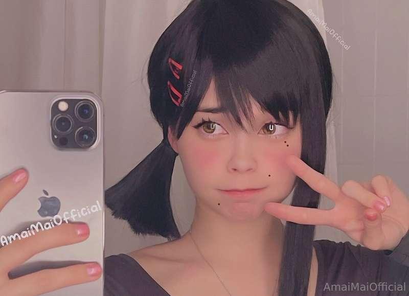 Tried on the wig and styled it a bit (just some trimming sin..