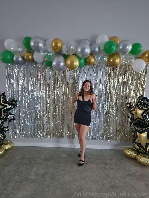 Little black dress.