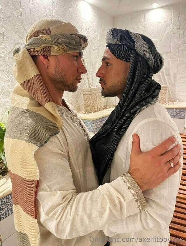 Within a majestic Arabian castle, Lian and I explored its ha..