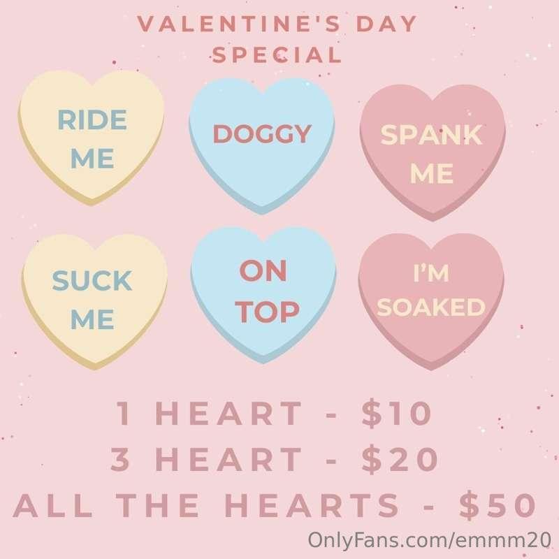 ***💕Valentine's Special!!💕*** Giving you some naughty treats..