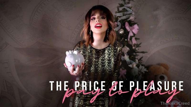 Pleasure comes at a price, and nothing is given freely. Ever..
