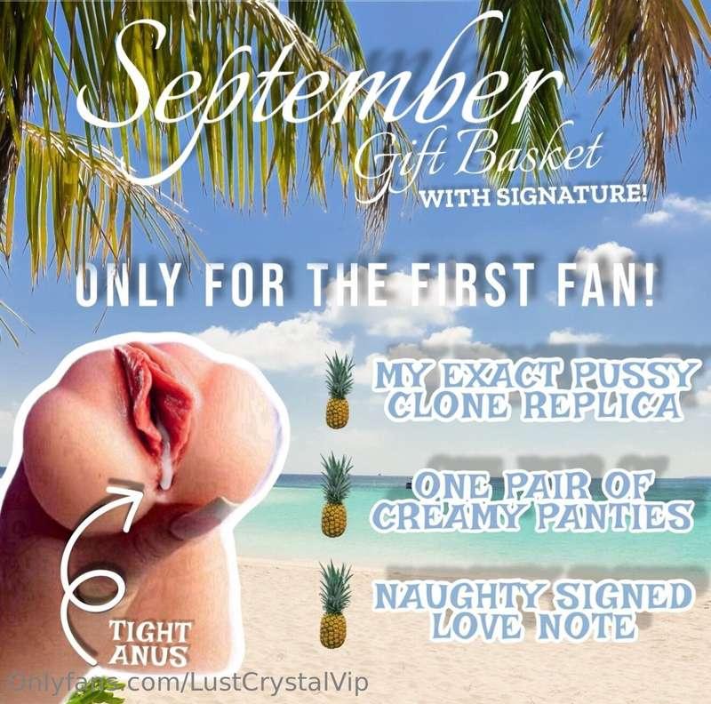 🍍SEPTEMBER 𝚂𝙰𝙻𝙴 🍍First fan to tip will get⤵𝗠𝘆 𝘃𝗲𝗿𝘆 𝗼𝘄𝗻 𝗽𝘂𝘀𝘀𝘆..