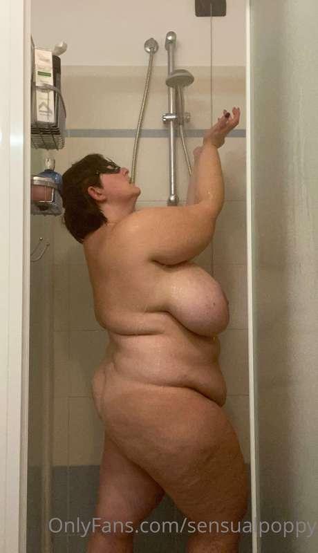 it's time for a shower ...
