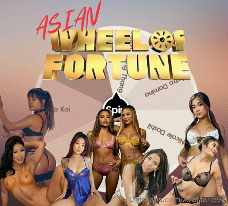 ❤️ASIAN WHEEL OF FORTUNE❤️
TIP TO SPIN AND WIN A VIDEO WITH ..