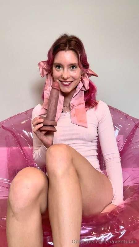 ***New solo: Cumming from penetration with my biggest dildo*..