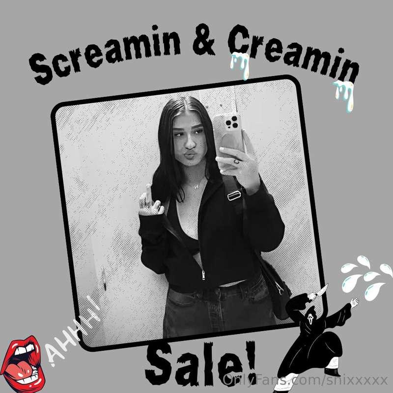 😱 Screamin and Creamin Sale 💦 its time for the sexiest month..