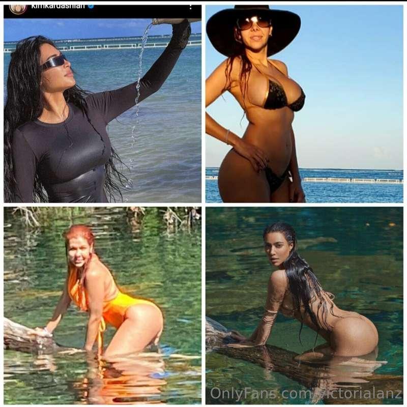 La Kim persiguiendome en mis vacaciones jajajajaja