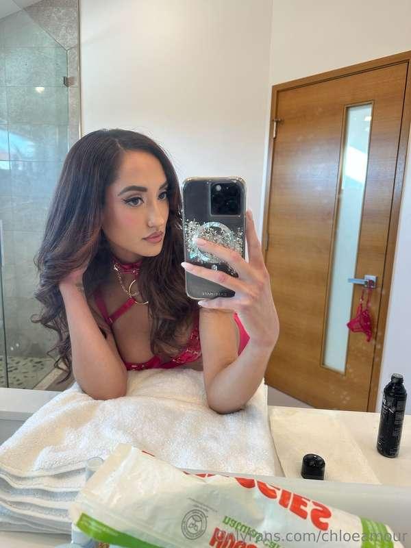 Wanted to show you my makeup before it got ruined 😋
