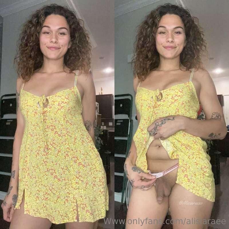 Does this outfit look cute on me? 🌼💛