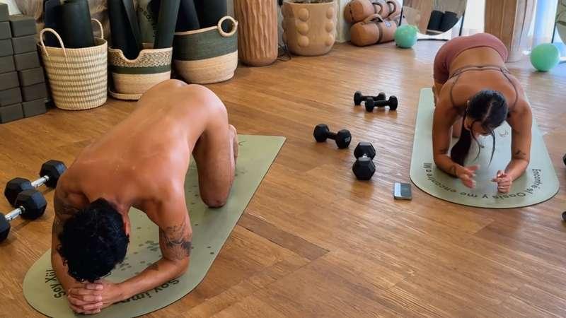 Raw video plank challenge