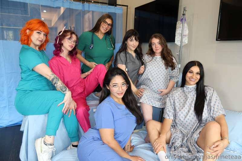POV: when all the sexy nurses want to give you a sponge bath..